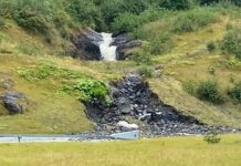 E6 stengt sør i Trøndelag, mer styrtregn ventet